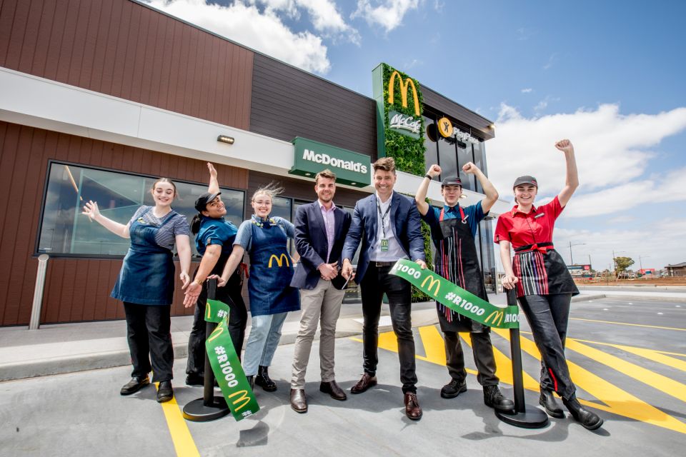 Mcdonalds Melton South Flagship Sustainability 1000th Restaurant in Australia