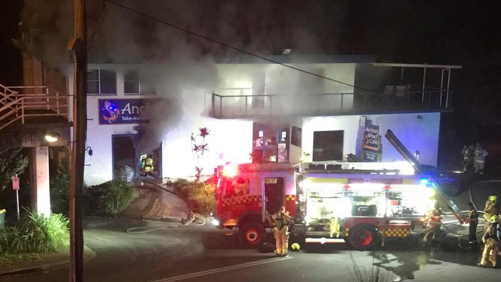 Anchor Coffs Harbour Fire damage