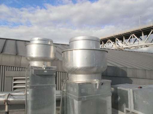 kitchen exhaust rooftop fans