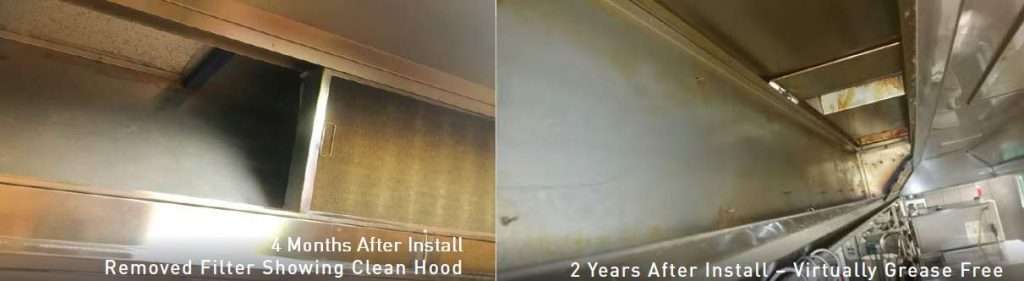 disposable kitchen grease hood filters in action proven cycle