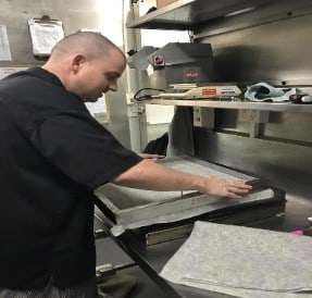 disposable kitchen exhaust filter changing