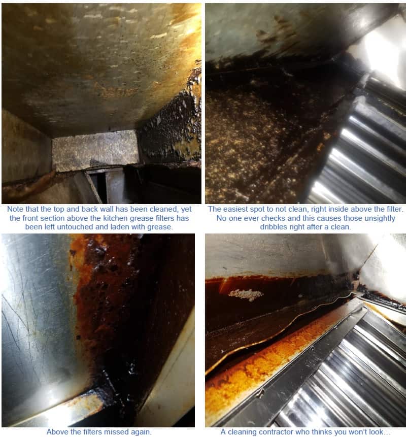 fake kitchen exhaust cleaning