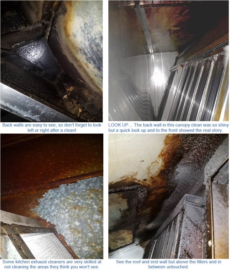 fake kitchen exhaust cleaning