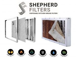 award winning sustainable disposable kitchen grease filters