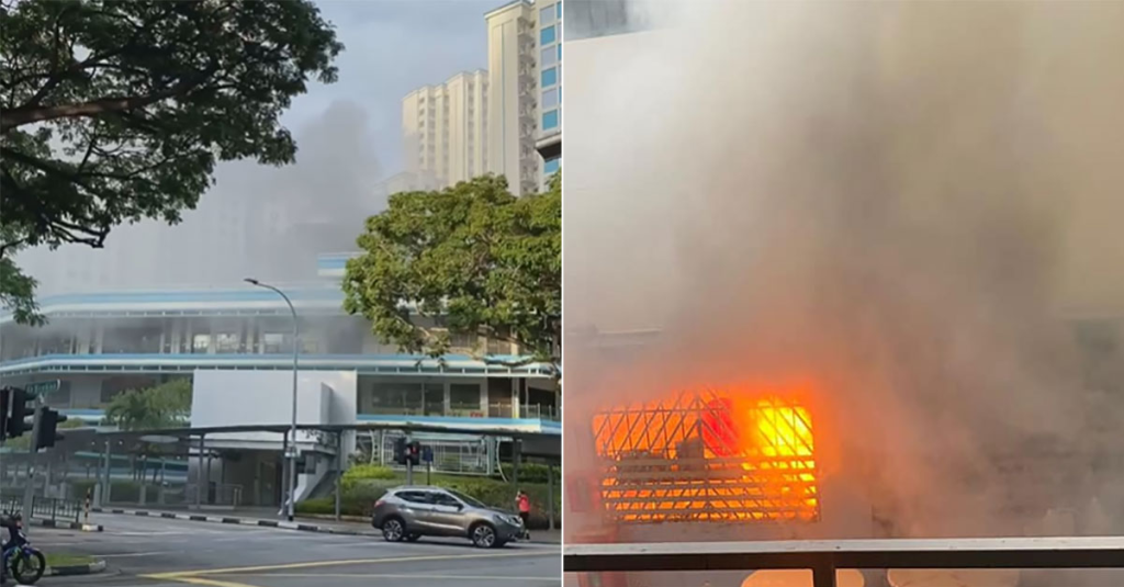 Happy Hawkers Coffee Shop Kitchen Exhaust Duct Fire